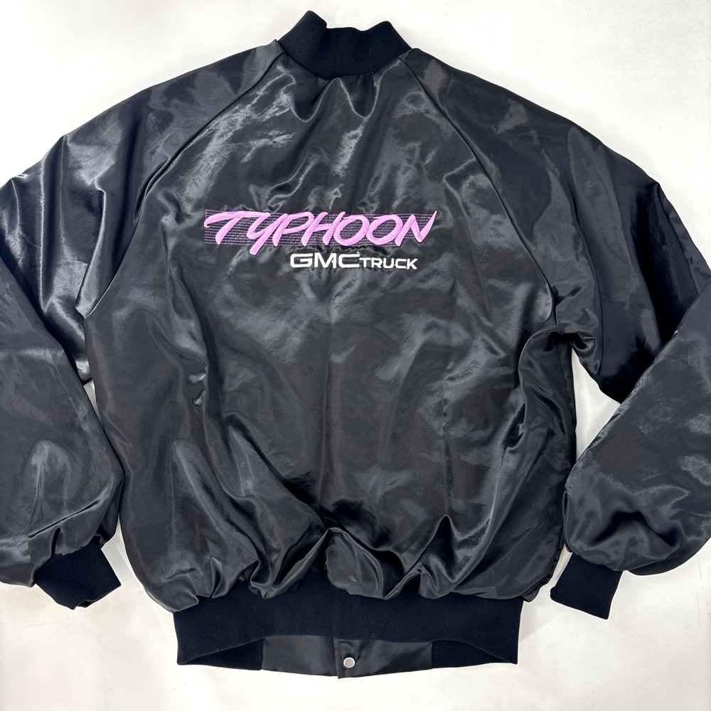 Very Rare Limited Edition Men's Small Embroidered‎ GMC Typhoon SUV Satin Jacket